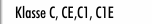 Klasse C, CE,C1, C1E